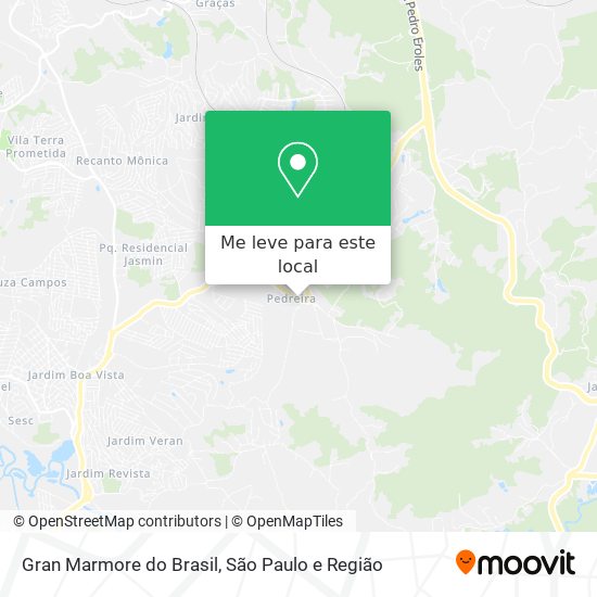 Gran Marmore do Brasil mapa