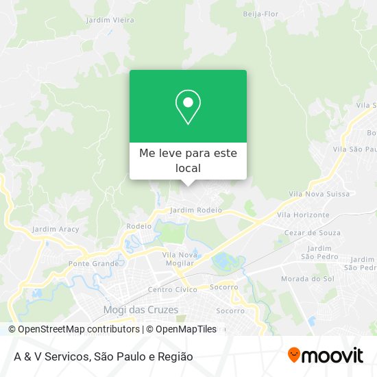 A & V Servicos mapa