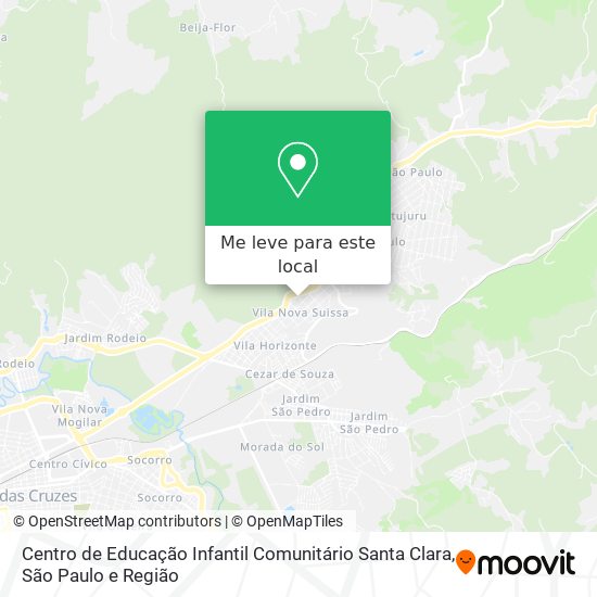 Centro de Educação Infantil Comunitário Santa Clara mapa