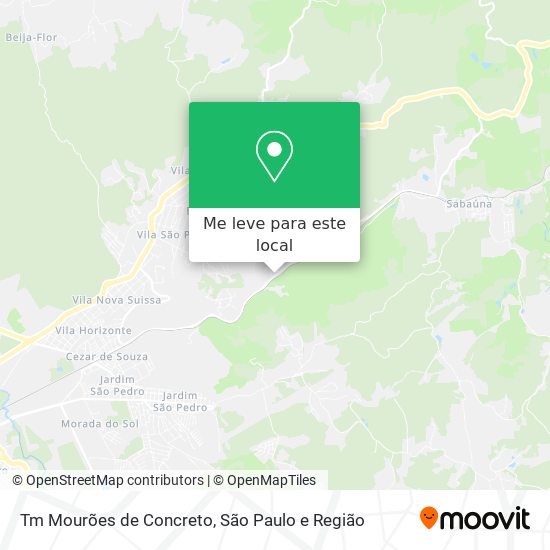 Tm Mourões de Concreto mapa