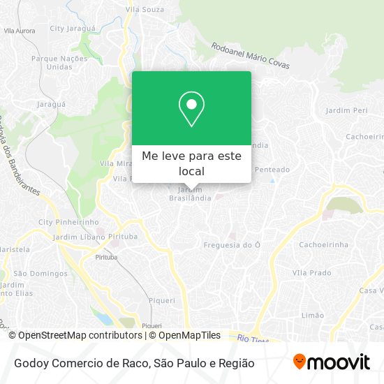 Godoy Comercio de Raco mapa