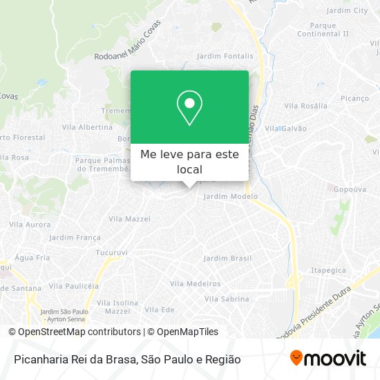 Picanharia Rei da Brasa mapa