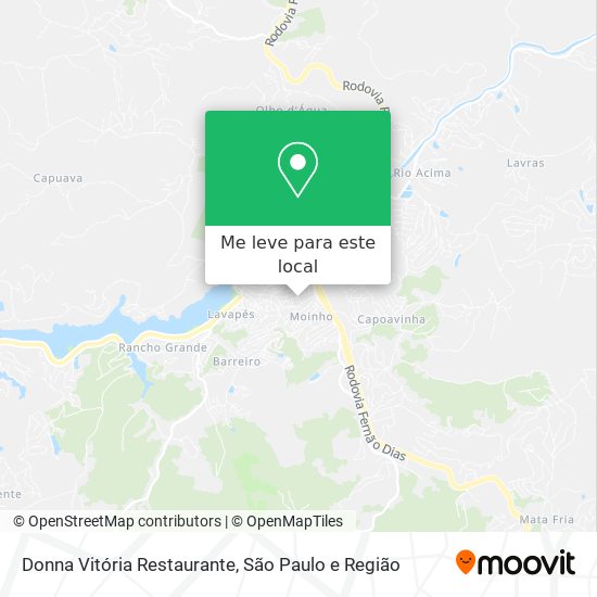 Donna Vitória Restaurante mapa