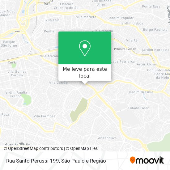 Rua Santo Perussi 199 mapa
