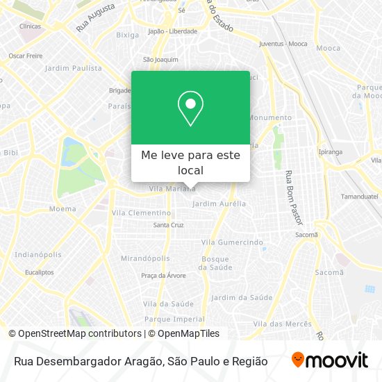 Rua Desembargador Aragão mapa