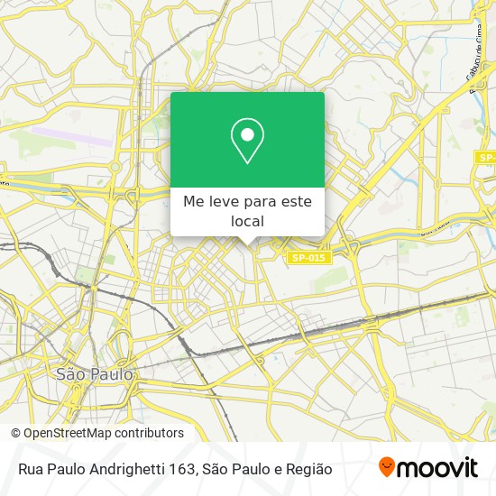 Rua Paulo Andrighetti 163 mapa