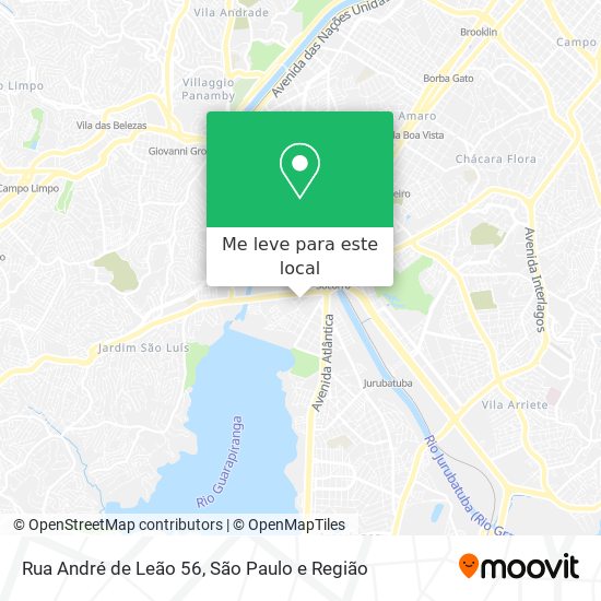 Rua André de Leão 56 mapa