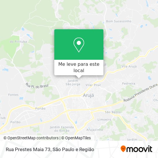 Rua Prestes Maia 73 mapa