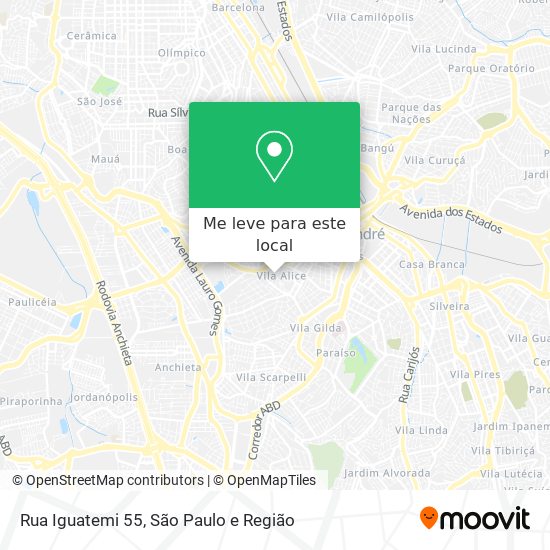 Rua Iguatemi 55 mapa