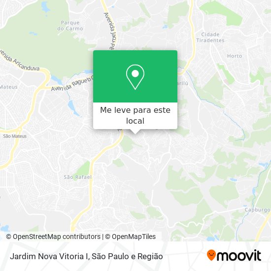 Jardim Nova Vitoria I mapa