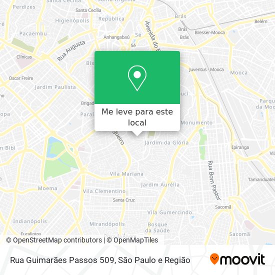 Rua Guimarães Passos 509 mapa