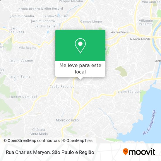 Rua Charles Meryon mapa