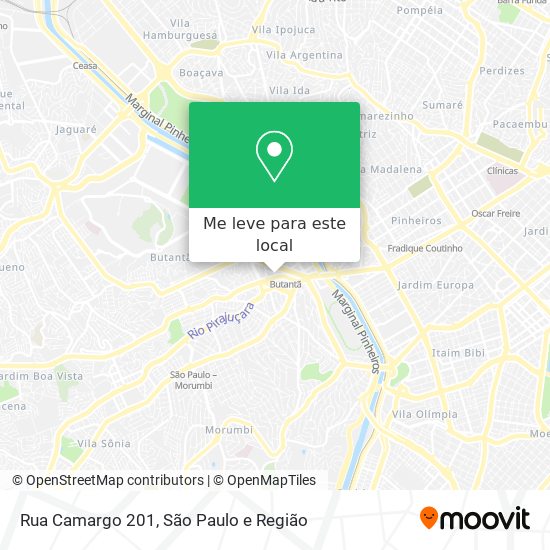 Rua Camargo 201 mapa