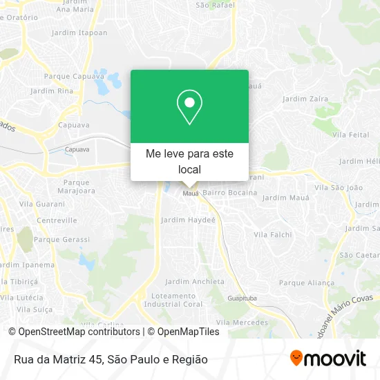 Rua da Matriz 45 mapa
