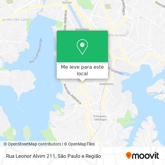 Rua Leonor Alvim 211 mapa