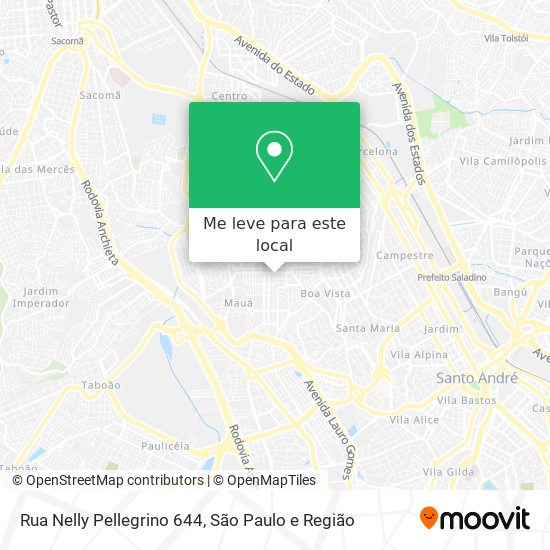 Rua Nelly Pellegrino 644 mapa