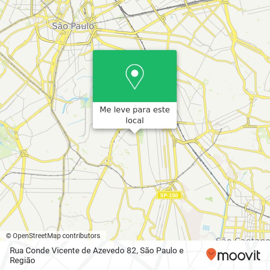 Rua Conde Vicente de Azevedo 82 mapa