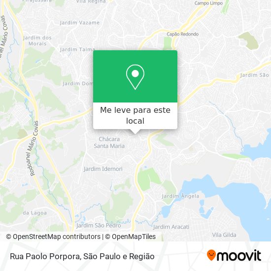 Rua Paolo Porpora mapa