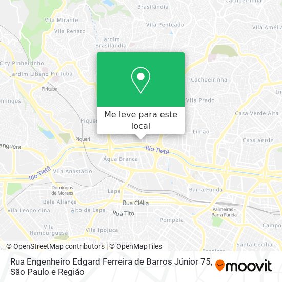 Rua Engenheiro Edgard Ferreira de Barros Júnior 75 mapa