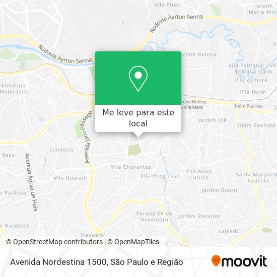 Avenida Nordestina 1500 mapa