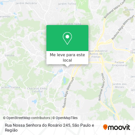 Rua Nossa Senhora do Rosário 245 mapa