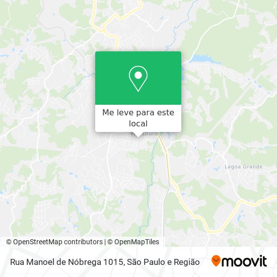 Rua Manoel de Nóbrega 1015 mapa