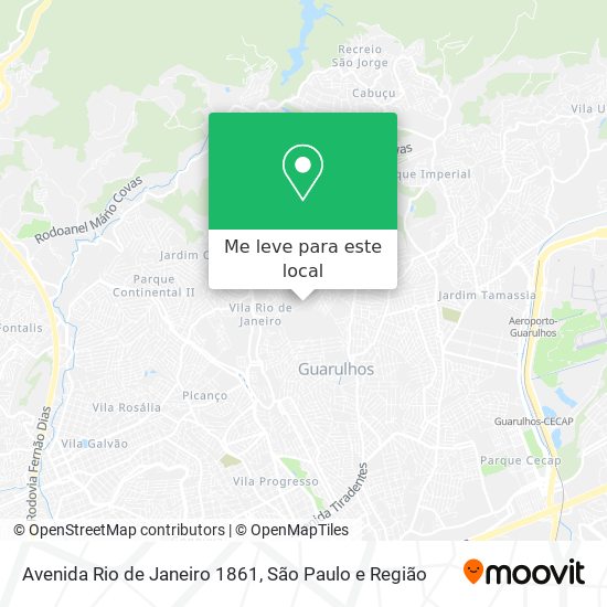 Avenida Rio de Janeiro 1861 mapa