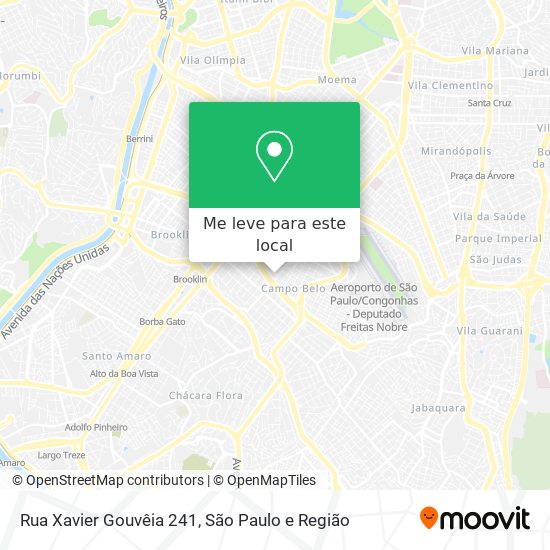 Rua Xavier Gouvêia 241 mapa