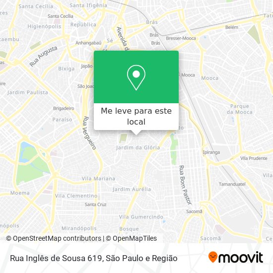 Rua Inglês de Sousa 619 mapa