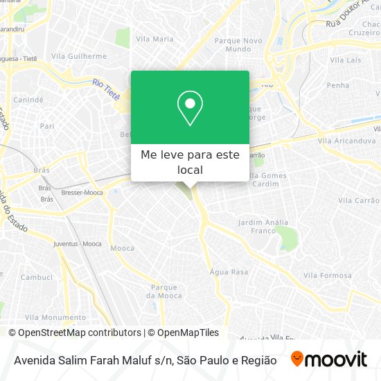 Avenida Salim Farah Maluf s/n mapa