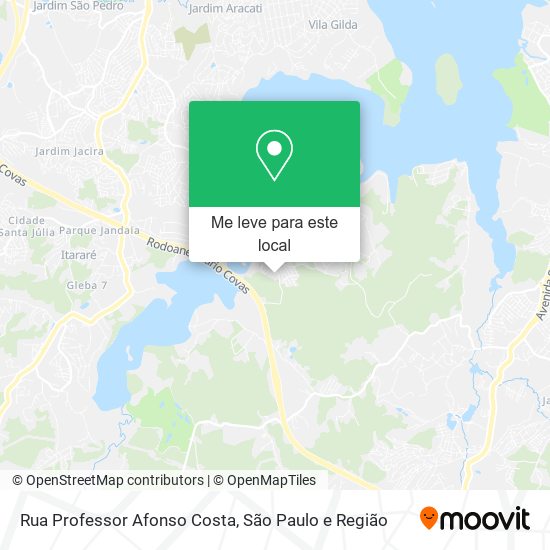 Rua Professor Afonso Costa mapa