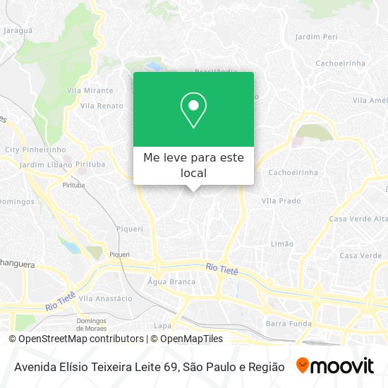 Avenida Elísio Teixeira Leite 69 mapa