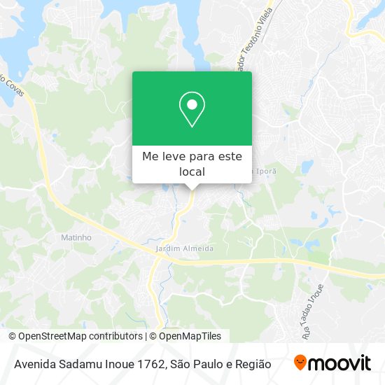 Avenida Sadamu Inoue 1762 mapa