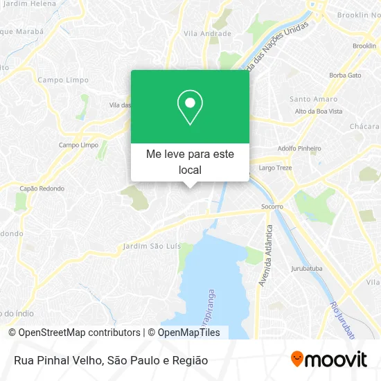 Rua Pinhal Velho mapa