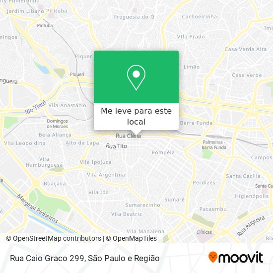 Rua Caio Graco 299 mapa