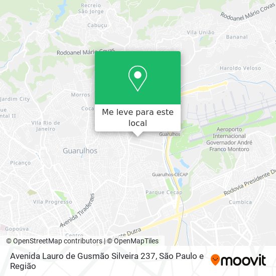 Avenida Lauro de Gusmão Silveira 237 mapa