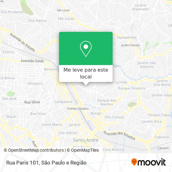 Rua Paris 101 mapa