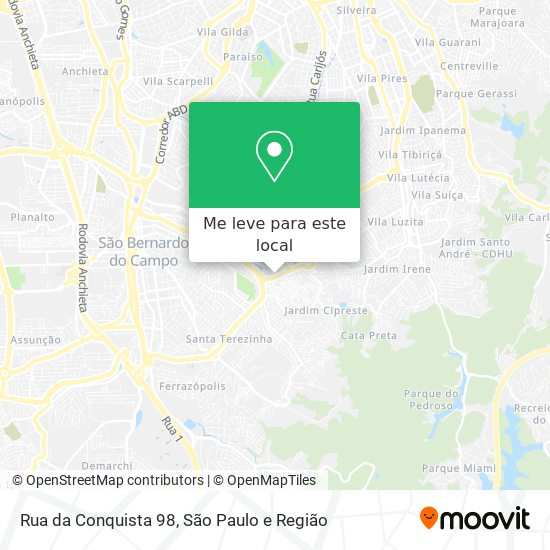 Rua da Conquista 98 mapa