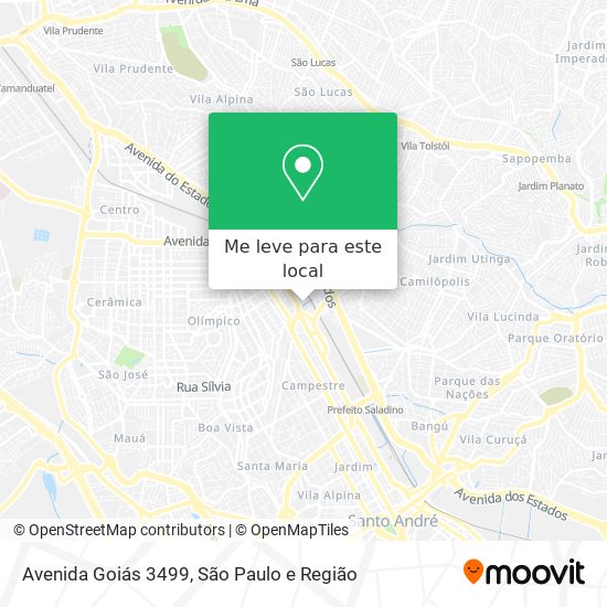 Avenida Goiás 3499 mapa