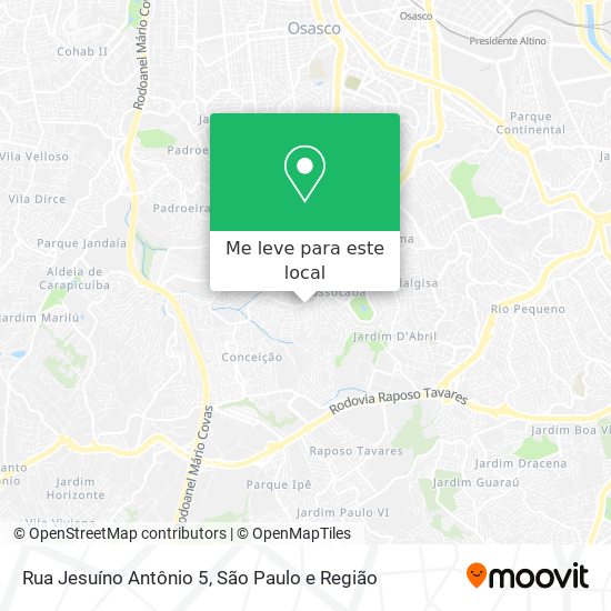 Rua Jesuíno Antônio 5 mapa