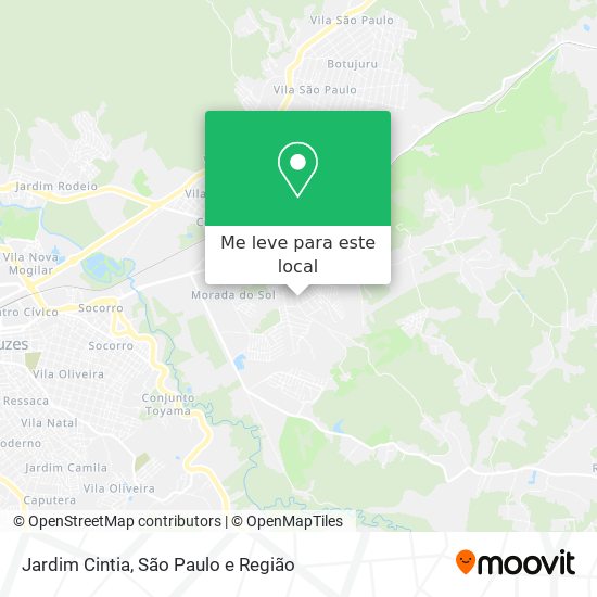 Jardim Cintia mapa