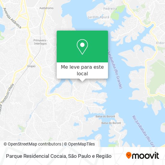 Parque Residencial Cocaia mapa
