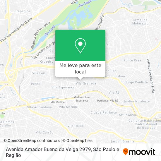 Avenida Amador Bueno da Veiga 2979 mapa