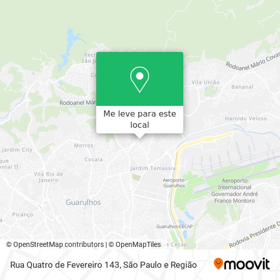 Rua Quatro de Fevereiro 143 mapa