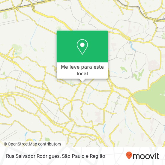 Rua Salvador Rodrigues mapa