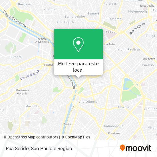 Rua Seridó mapa