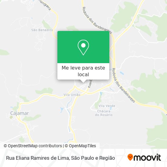 Rua Eliana Ramires de Lima mapa