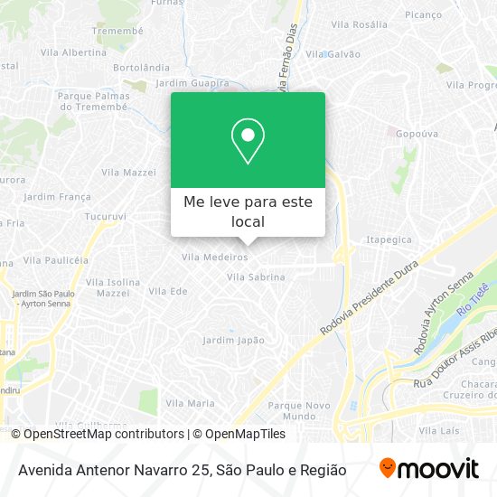 Avenida Antenor Navarro 25 mapa