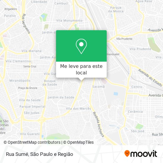 Rua Sumé mapa