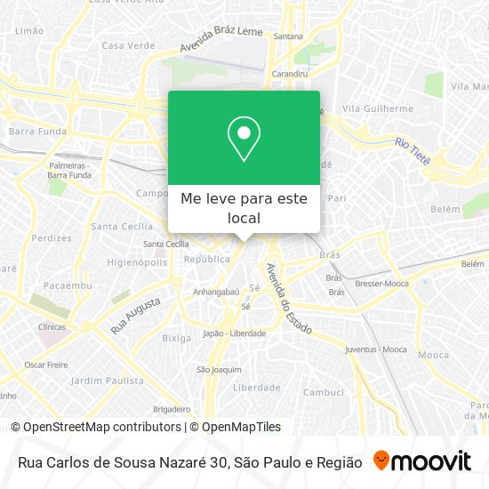 Rua Carlos de Sousa Nazaré 30 mapa
